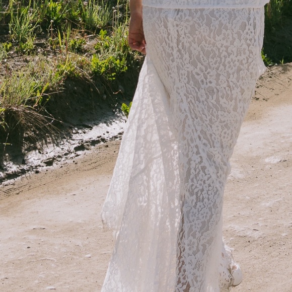 Helsa The forever Audrey skirt in white (M) - Picture 6 of 14